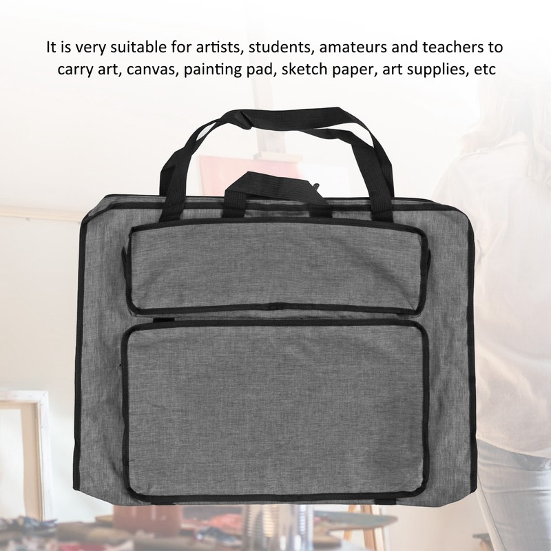 Sketchpad Bag Single Shoulder Reinforced Waterproof Portable Large Capacity Multiple