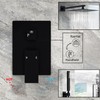 SunCleanse Shower System Rainfall Shower Faucets Set Matte Black, 10
