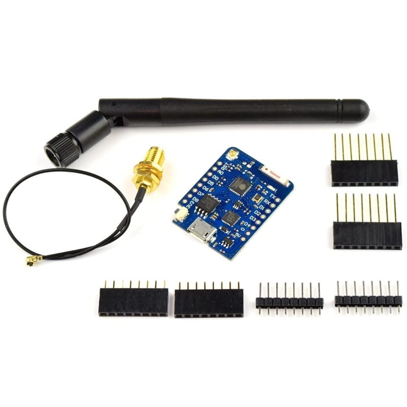 CANADUINO® WEMOS D1 Mini Pro 16MB ESP8266 WiFi, External high-gain