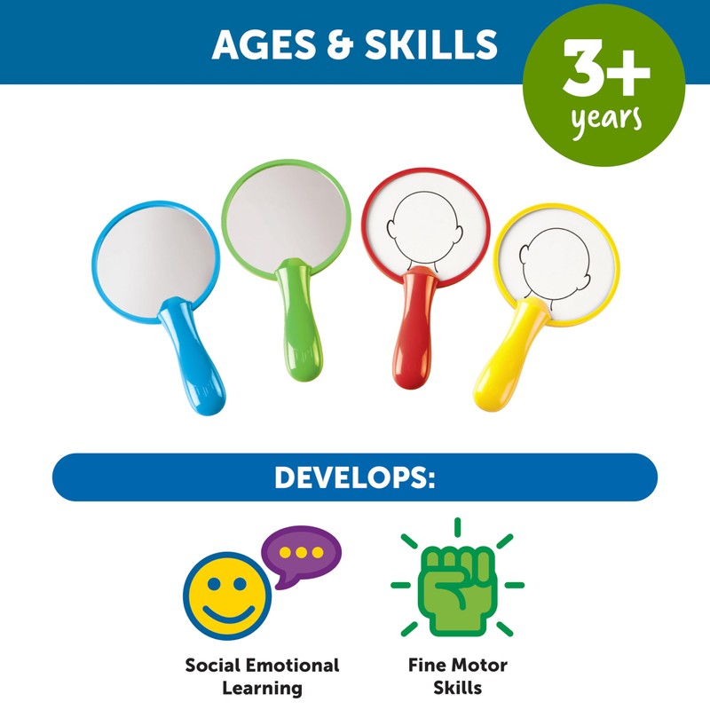 Learning Resources Specchi a mano All About Me (set da