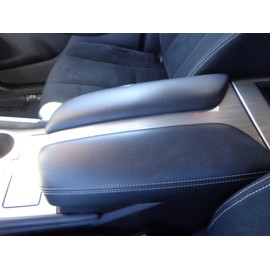 Car Console Covers Plus Made in USA Designed for Nissan Murano 2015-2024 Fleece Auto Armrest Center Console Cover Protector Black