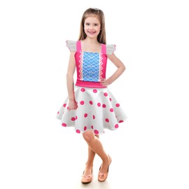 Roctocesy - Vestidos de princesa para niñas pequeñas, disfraz de la pastora, ropa para fiesta de lujo, ropa de cumpleaños
