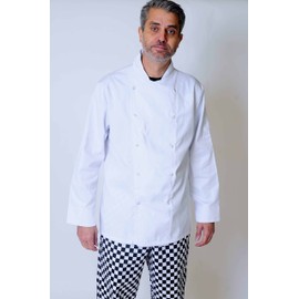 IBEX Professional White Full Sleeves Chef Jacket, Cooks, Restaurant Staff, Food Service, Caterers, Bakers Chef Coat, 3XL