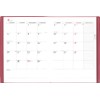 Hakubunkan Notebook 2026 A5 Weekly Desk Planner with Spin, Red