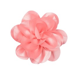 Large Rose Flower Brooches Chiffon Camellia Brooch Lapel Pins Hair Clips Hat Pins for Women Wedding Banquet Accessories Large Satin Flowers 5.5in (Pink 2)