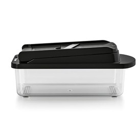 Mueller Pro-Series 10-in-1, 8 Blade Vegetable Chopper, Onion Mincer, Cutter, Dicer, Egg Slicer with Container, French Fry Cutter Potato Slicer, Home Essentials, Salad Chopper, Black