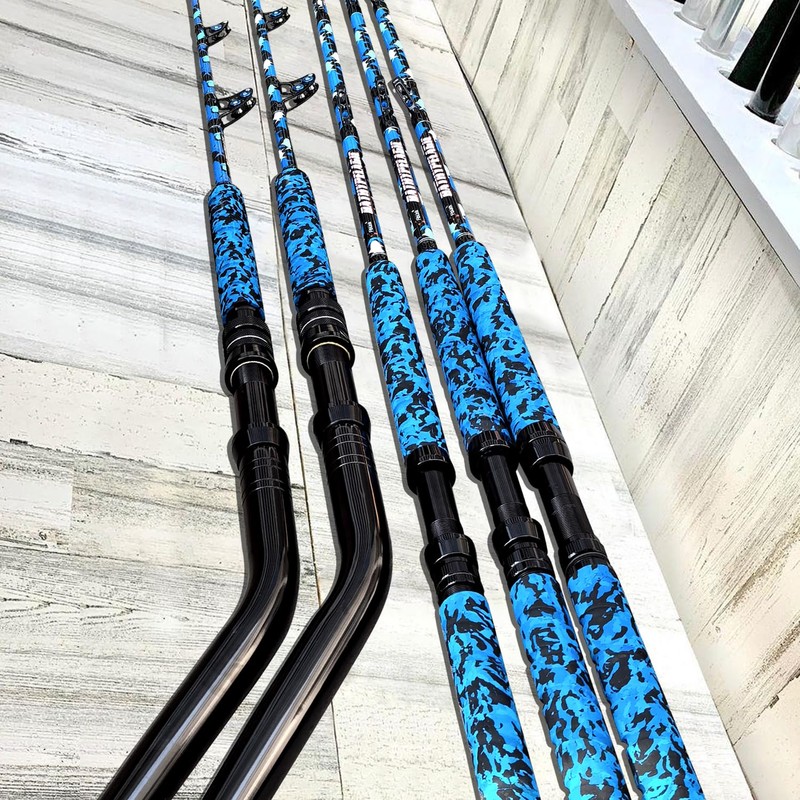 Fiblink Saltwater Fishing Rod 1Piece/2Piece Offshore Trolling Rod Big Game