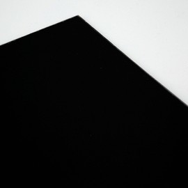 Vanson Premium Quality EXTRA LARGE (435 x 290 mm) Scratchplate/Pickguard Material for Electric Guitars (1 Ply, Gloss Black)