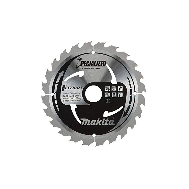 Makita B-64185 Efficut TCT Saw Blade