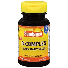 Sundance Vitamins B-Complex 100% Daily Value, 100 Count Each (1)