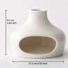 Aswalling Elegant Ceramic Burner with Chimney - Perfect for Meditation,