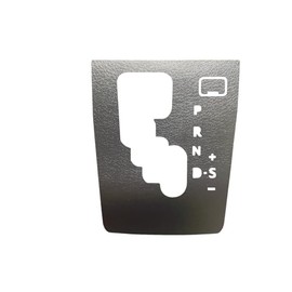 IDT 4 Hiace Shift Panel Sheet Sticker Interior Custom HIACE TRH KDH GDH with Mini Waste Leather Black