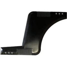 ASEANAO The Beard Black Beard Shaping & Styling Tool with Inbuilt Comb, Perfect for Line Up & Edging, Use with Beard Trimmer or Razor (Black)