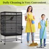 Daoeny Bird Cage Seed Catcher, Large Bird Cage Cover, Adjustable