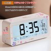 Deli Alarm Clock, Radio Clock, Cherry Blossom Pattern, Large Letters,