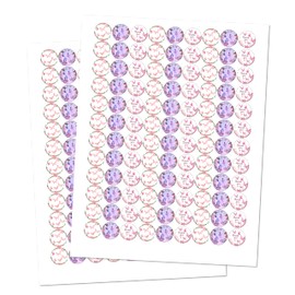 216 Butterfly Kisses Labels, Themed Stickers for Baby Shower Or Birthday Party, Event Decorations, Thank You Stickers, Wrappers, Favors Great for Tags, Supplies. (Candy NOT Included) Made in USA