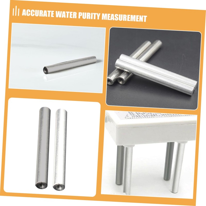 ULTECHNOVO 4pcs Water Quality Electrolyzer Iron Aluminum Rods Precision Testing