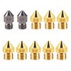 TIOPY MK8 3D Printer Nozzle Set 0.4 mm, 2 Pieces
