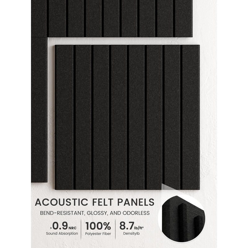 Bumusty Large Cork Board Alternative-47 x35 Felt Bulletin Board Tiles,