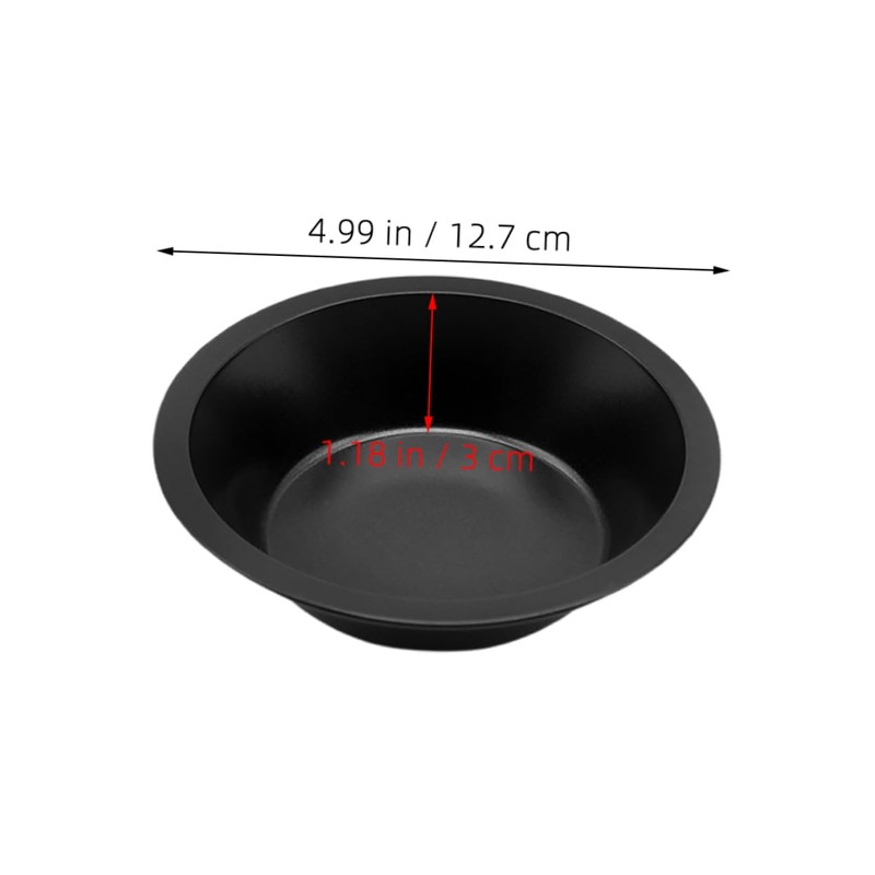 BUGUUYO 2PCS Mini Nonstick Bake Pans Carbon Steel Round Baking