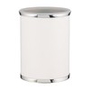 Kraftware Sophisticates Oval Wastebasket with Plastic Liner, Adding Classic Style