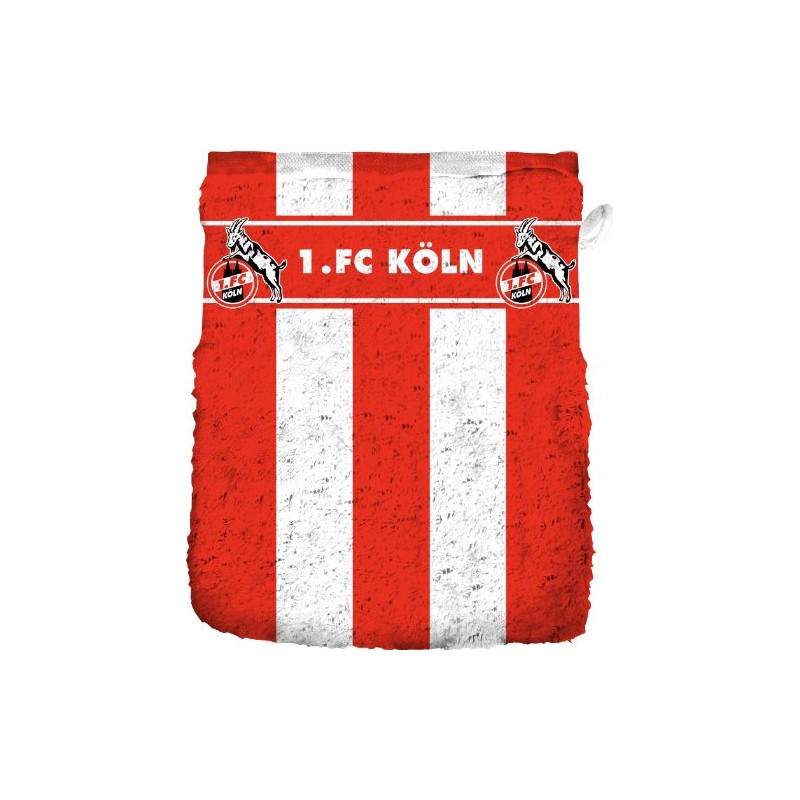 1.FC Köln Washing Mitts 16 / 21 CM Flannel Block