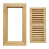 Homewell 2 Pcs Pack White Oak Wood Floor Register, Flush