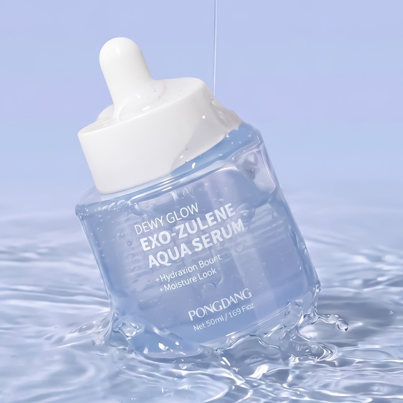 Fondant Dewy Glow Exozulene Aqua Serum Inner-drying moisture soothing cooling
