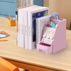 Adjustable Bookends with Drawer, Anti-Slip Design Expandable Book Ends with