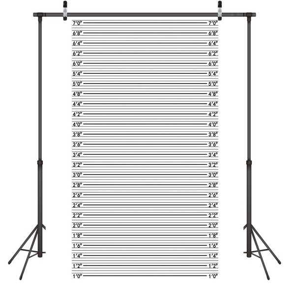 WOLADA Mugshot Backdrop Cop Lineup Backdrop Murder Mystery Photo Backdrop