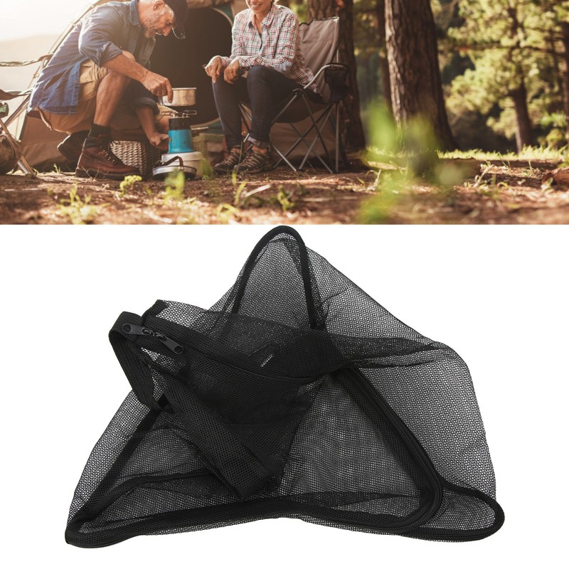 Camping Dry Net Outdoor Hanging Triangular Storage Net Mesh Organizer