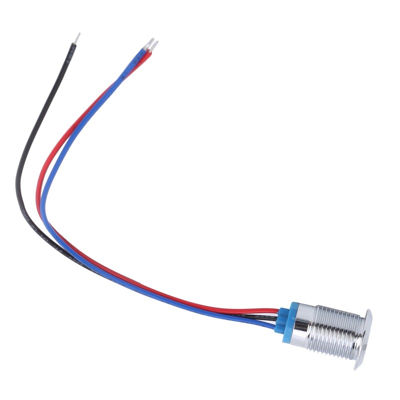 4 Sets PreWired Round LEDs Waterproof 2Color Indicator Lights Common