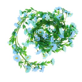 KONTONTY Sunflower Kitchen Decor Silk Artificial Daisy Flower Garland Hanging Floral Wire