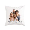 MUKA Custom PU Leather Throw Pillow Covers, Hand Stitched Leather