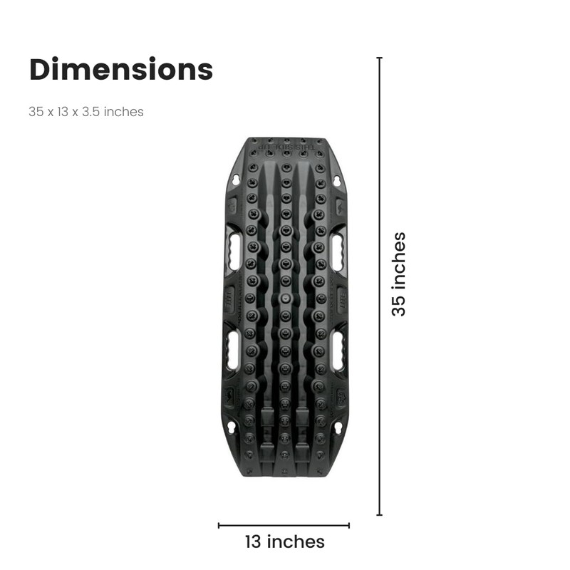 MAXTRAX LITE Vehicle Recovery Boards (Black)