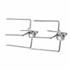 BBQ Rotisserie Spit Chicken Forks for 8mm Square Skewer &