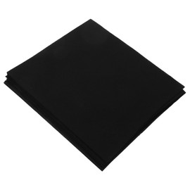 Operitacx 20pcs Black Felt Sheets for Crafts Durable Nonwoven Fabric Squares for DIY Projects Sewing Home Decor and Educational Crafts