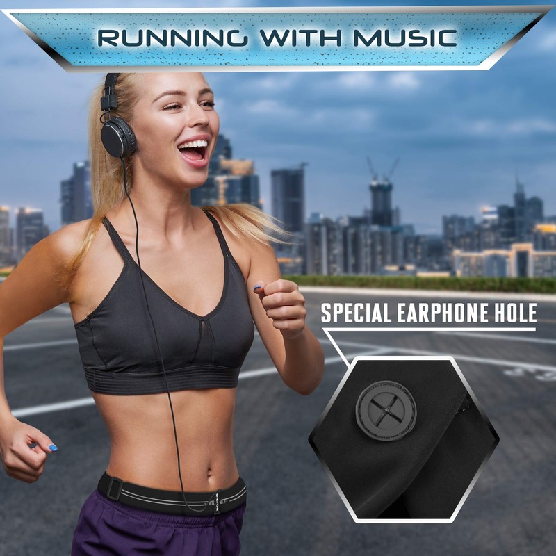 Strut-one Waist Pouch, Lightweight Running Pouch that Can Hold Smartphones,