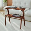 Nakamukaku Living Room end Tables, Sofa Table, Wood with Storage