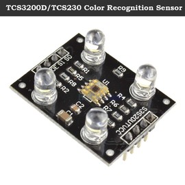 tooloflife TCS230 TCS3200 Color Recognition Sensor Module 3V - 5V for MCU Blue/Black