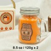 Harvest Festival Scented Candles Set - 2 Pack Pumpkin Cinnamon
