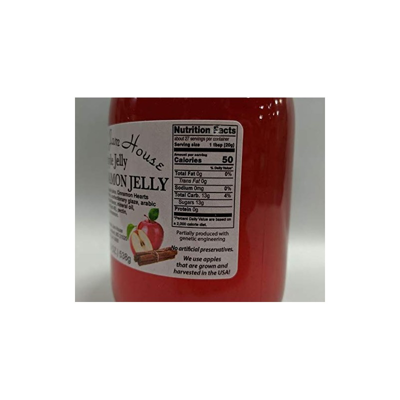 Homestyle Apple Cinnamon Jelly - One Pint - Grandma's Jam