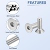 DTGN 60Pcs M5-0.8 x 30mm Flat Head Hex Socket Cap