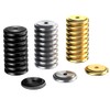 BICASTER Archery Stabilizer Weights Stainless Steel Total 10 Ounces (Gold/Silver)