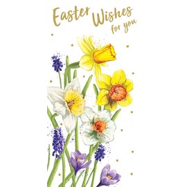 Easter Card Money Wallets Daffodils - 95 x 195 mm - Regal Publishing