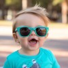 owl KIDS SUNGLASSES TURQUOISE POLARIZED DARK LENS PROTECT CHILD'S EYES