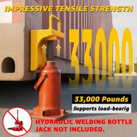BESTOOL 15 Ton(33000 Ibs) Shipping Container Jack Lug with U-Shaped Handle for Industrial Warehouse Equipment