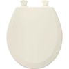 Bemis 500EC-062 is a Round Molded Wood Toilet Seat Closed