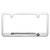 Corvette C8 Stingray Chrome License Plate Frame
