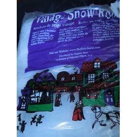 Christmas Village Buffalo Snow Roll 15 Inches X 84 Inches apx 8 oz.